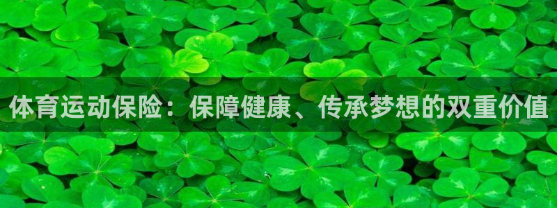利记官方正版app开户：体育运动保险：保障健康、传承梦想的双